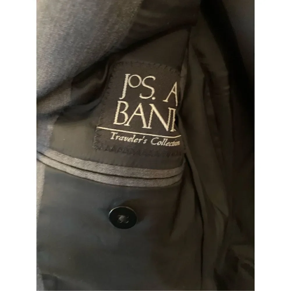 Jos a bank gray jacket blazer size 36R
